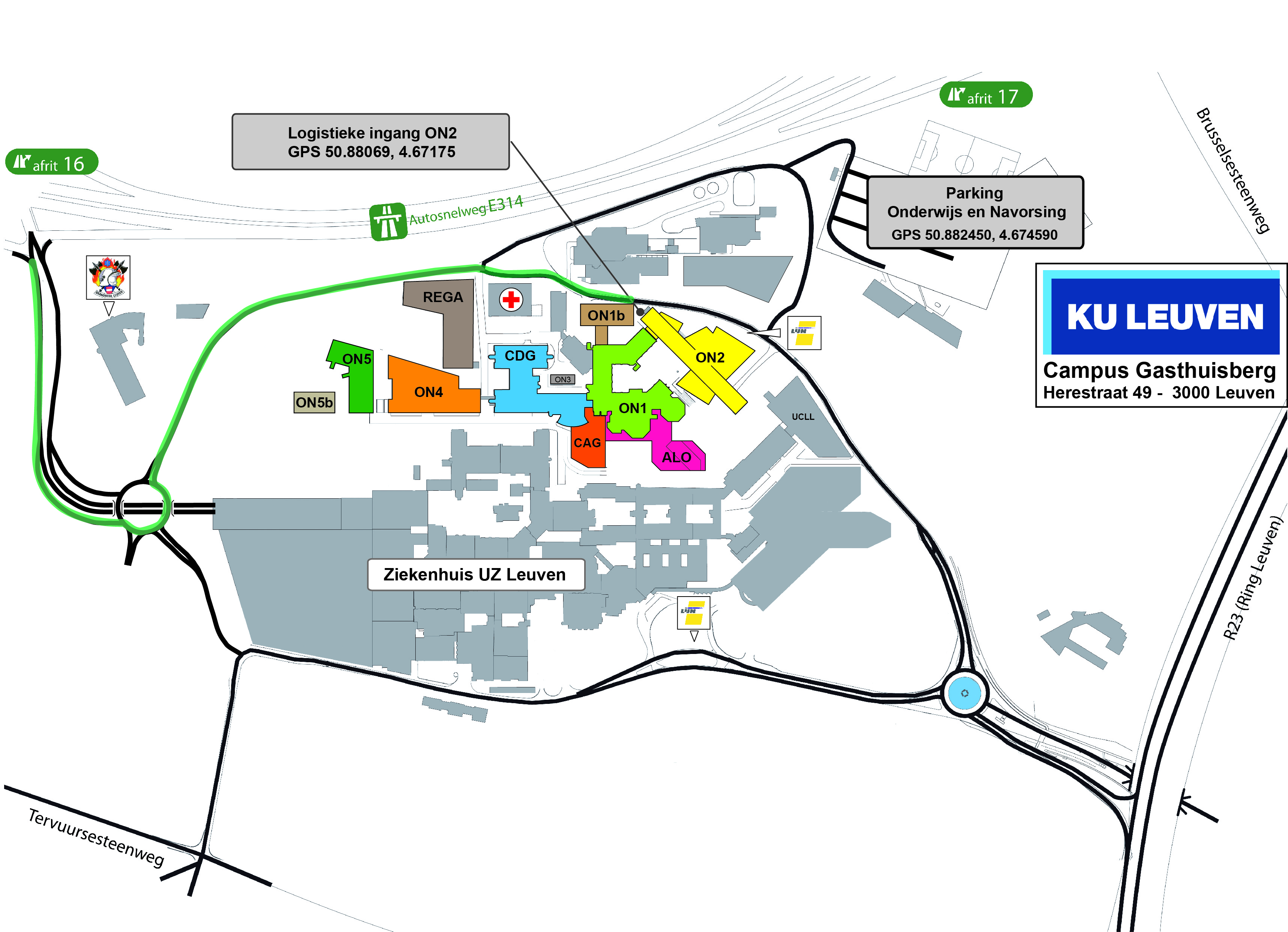 Campus logistieke ingang